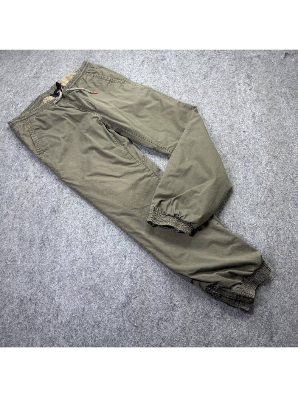 RLX Ralph Lauren Jogger Men S Olive Green Ankle Zip 28"
